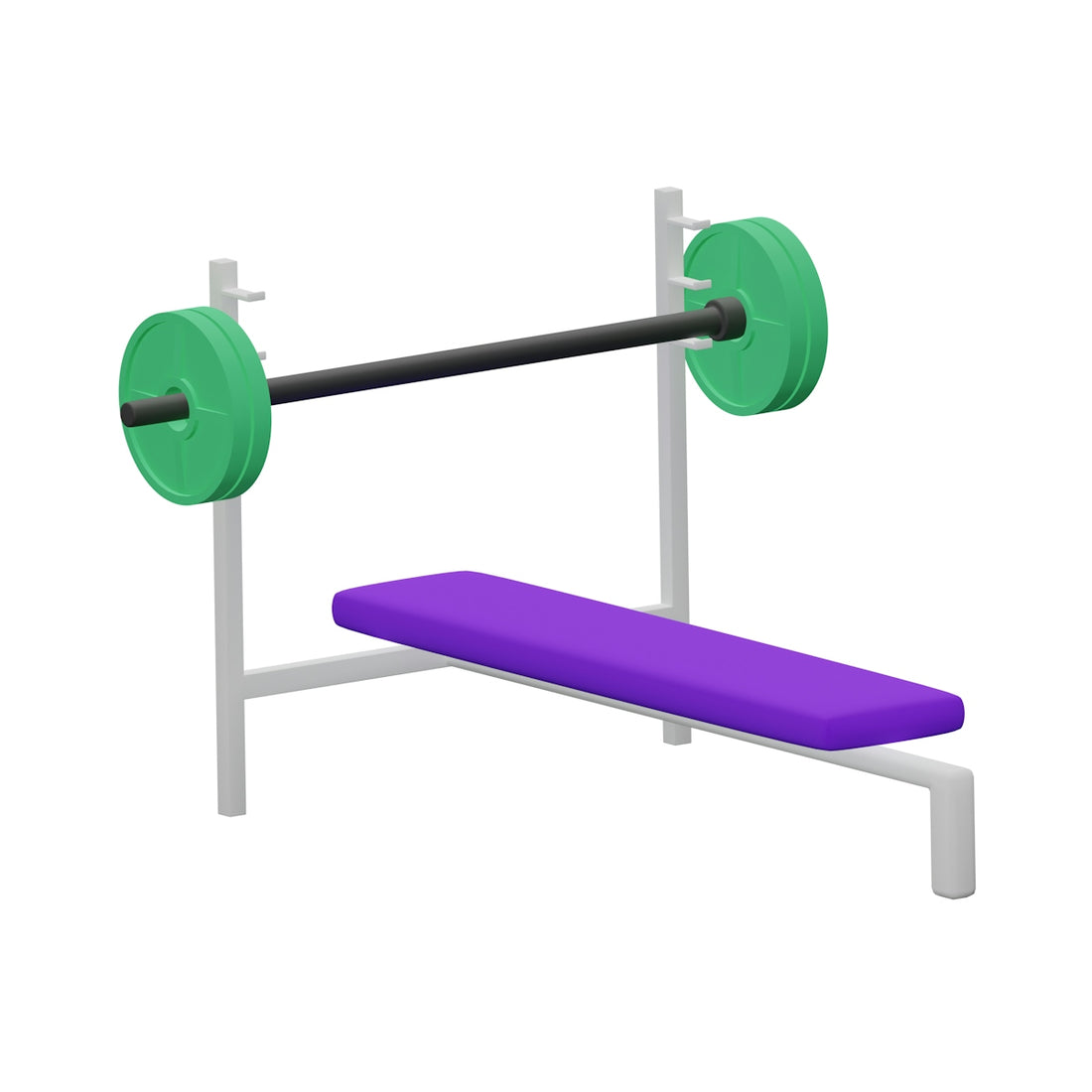 A bench with a bar and a bench top
