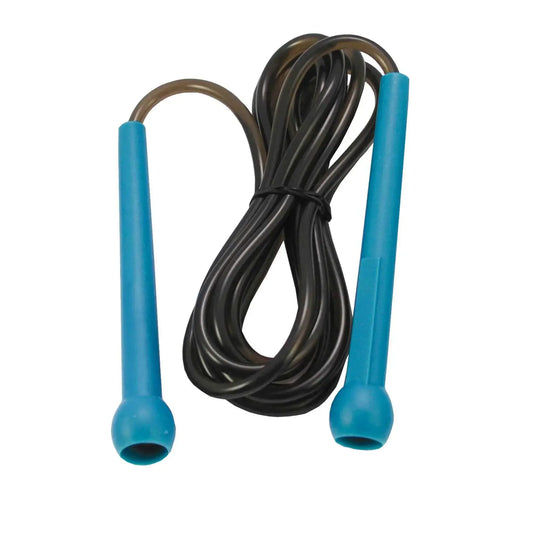 9ft Studio Pro Skipping Rope by Gym Gear, a durable nylon jump rope with foam handles for cardio workouts and fitness training.