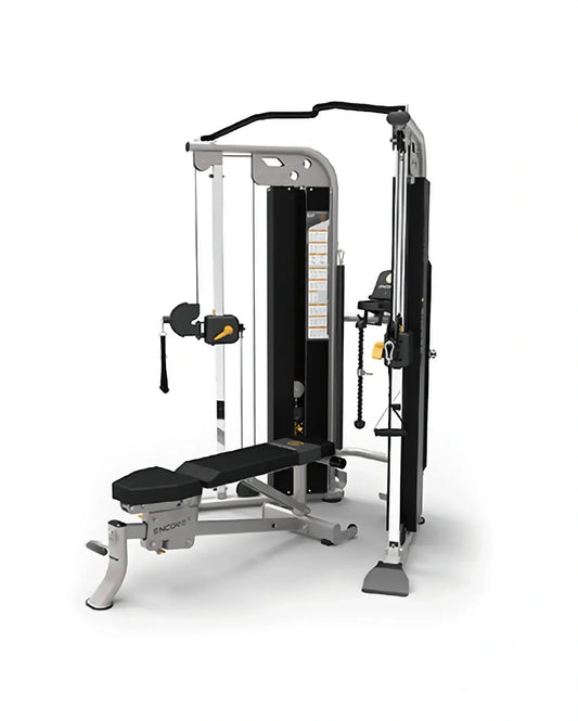 Impulse Health Tech Encore Dual Adjustable Pulley with pin-loaded design for versatile strength training exercises.