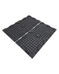 Gym Gear Black Rubber Tiles - QVEC