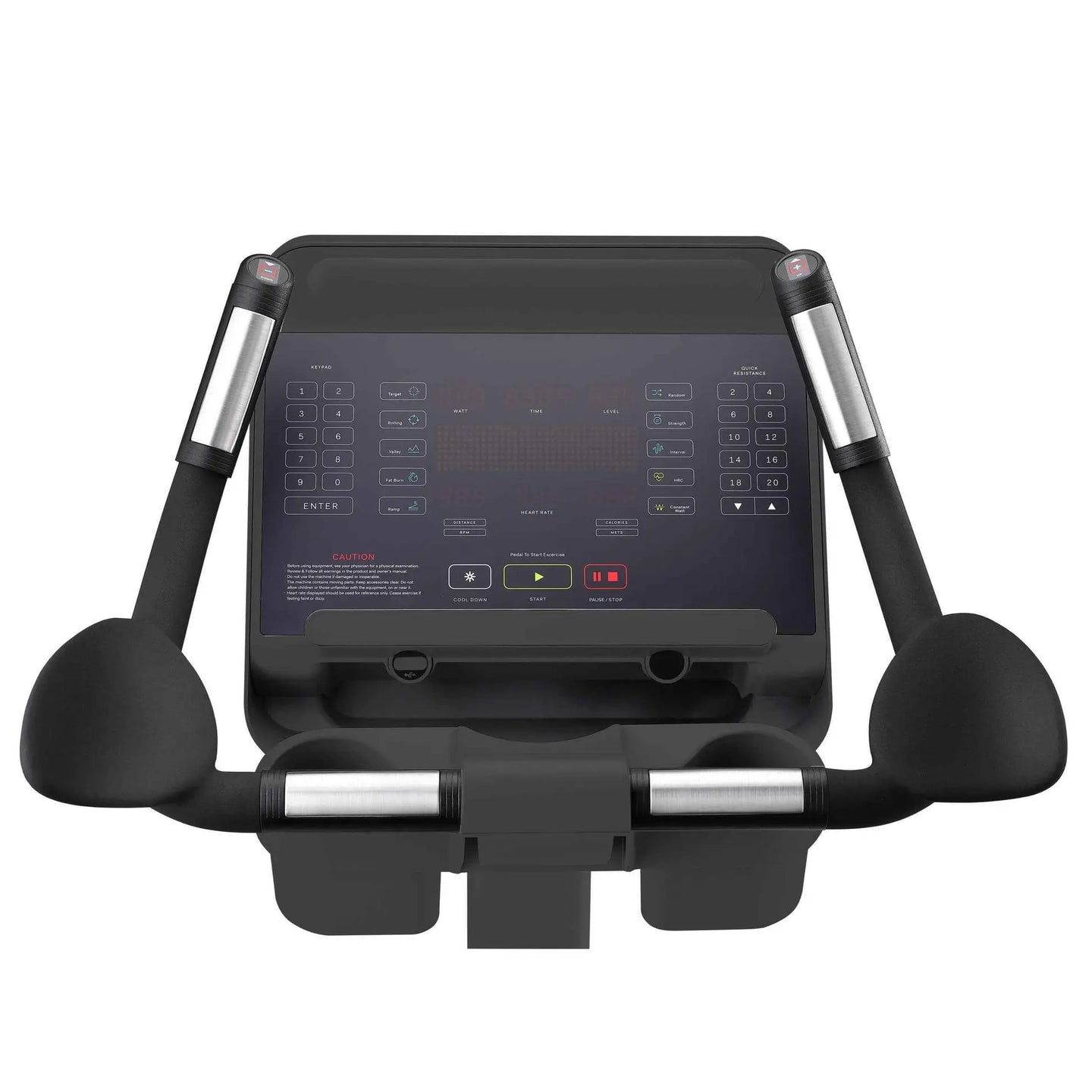Gym Gear C97 Upright Bike showing a sleek exercise bike with adjustable seat and handlebars for indoor cardio workouts.