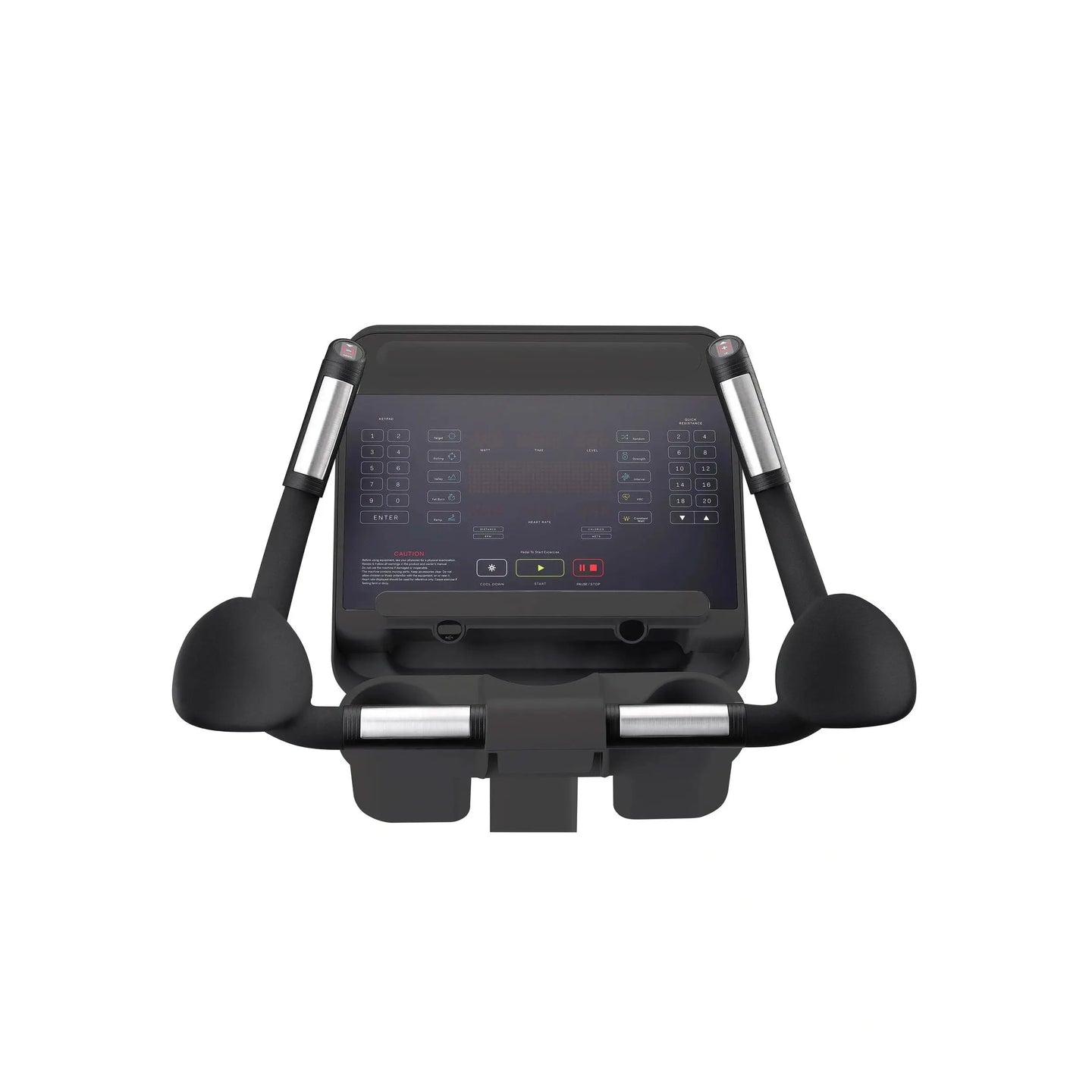 Gym Gear C97 Upright Bike for indoor cycling, featuring a sturdy frame, adjustable seat, and digital display for workout tracking.