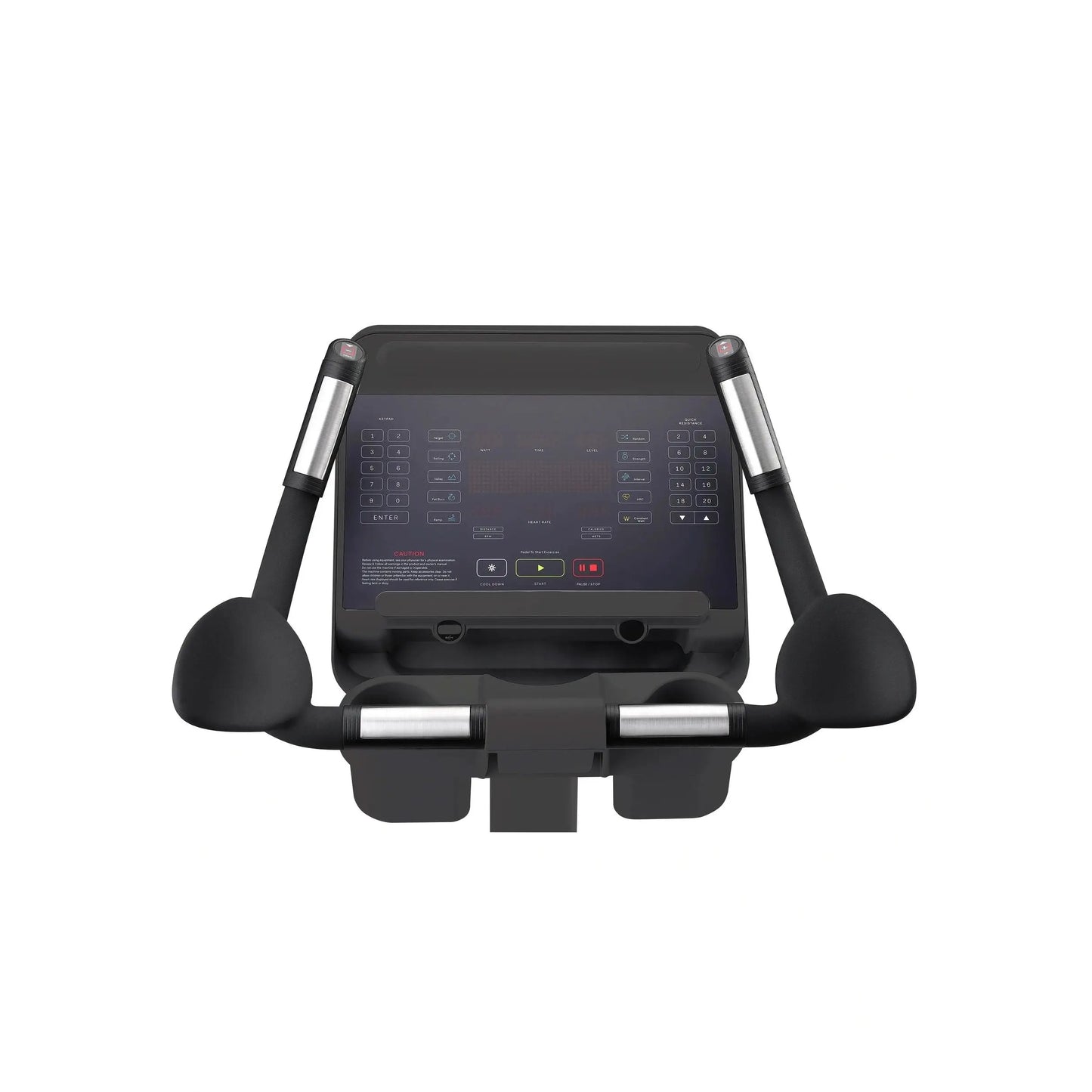 Gym Gear C97 Upright Bike for indoor cycling, featuring a sturdy frame, adjustable seat, and digital display for workout tracking.