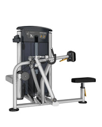Gym Gear Perform Series Seated Row pin-loaded gym equipment with padded seat and handles for strength training exercises.