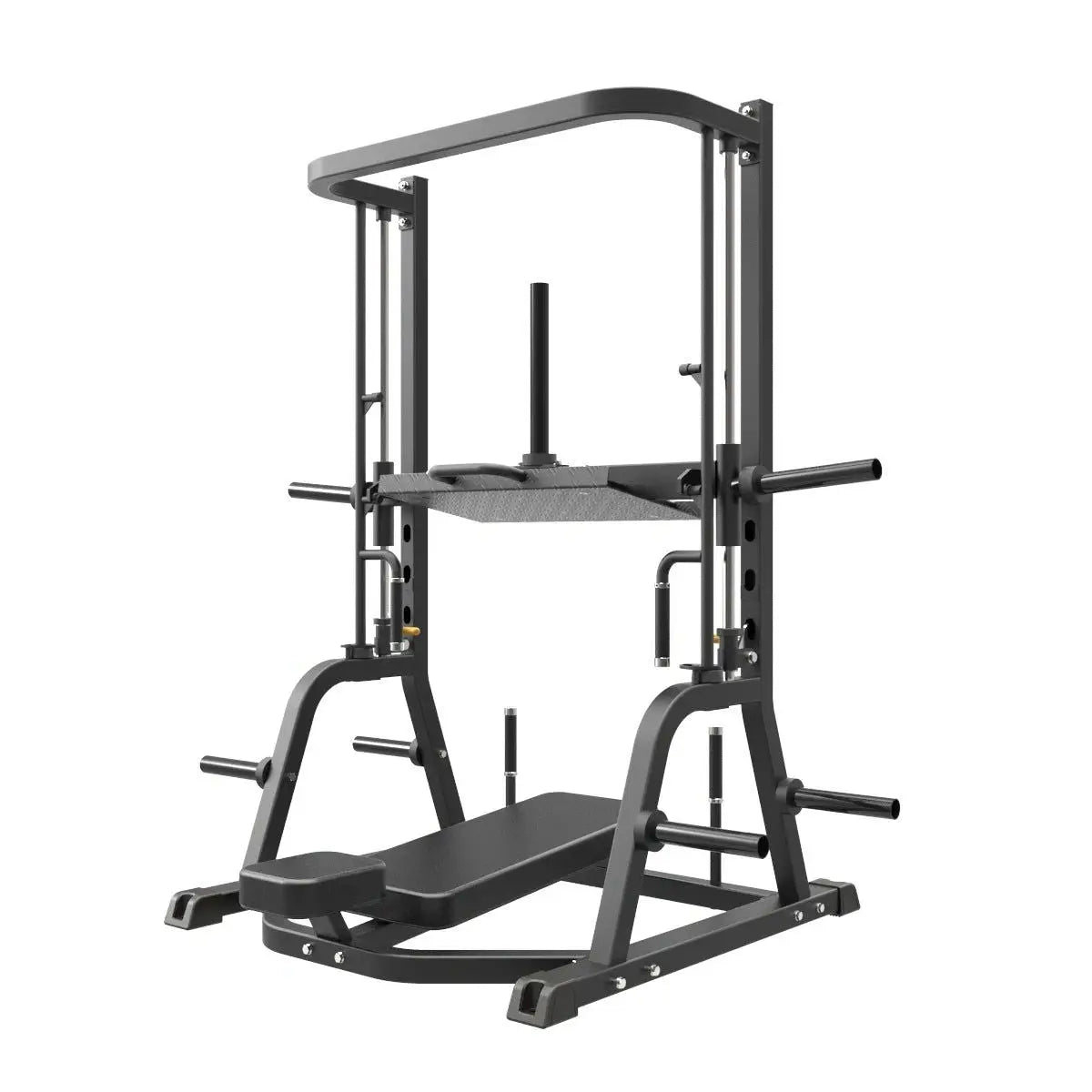 Gym Gear Pro Plate Loaded Vertical Leg Press machine with sturdy frame and padded seat for lower body workout.