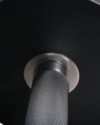 Gym Gear Pro Rubber Dumbbell with textured grip and weight markings, designed for strength training and fitness workouts.