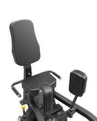 Gym Gear Pro Series Inner Thigh pin-loaded gym equipment for inner thigh muscle exercises, with adjustable weight plates.