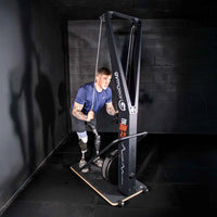 Gym Gear Ski Max 2.0 cardio machine, compact exercise equipment for indoor fitness, with a sleek design and adjustable features.
