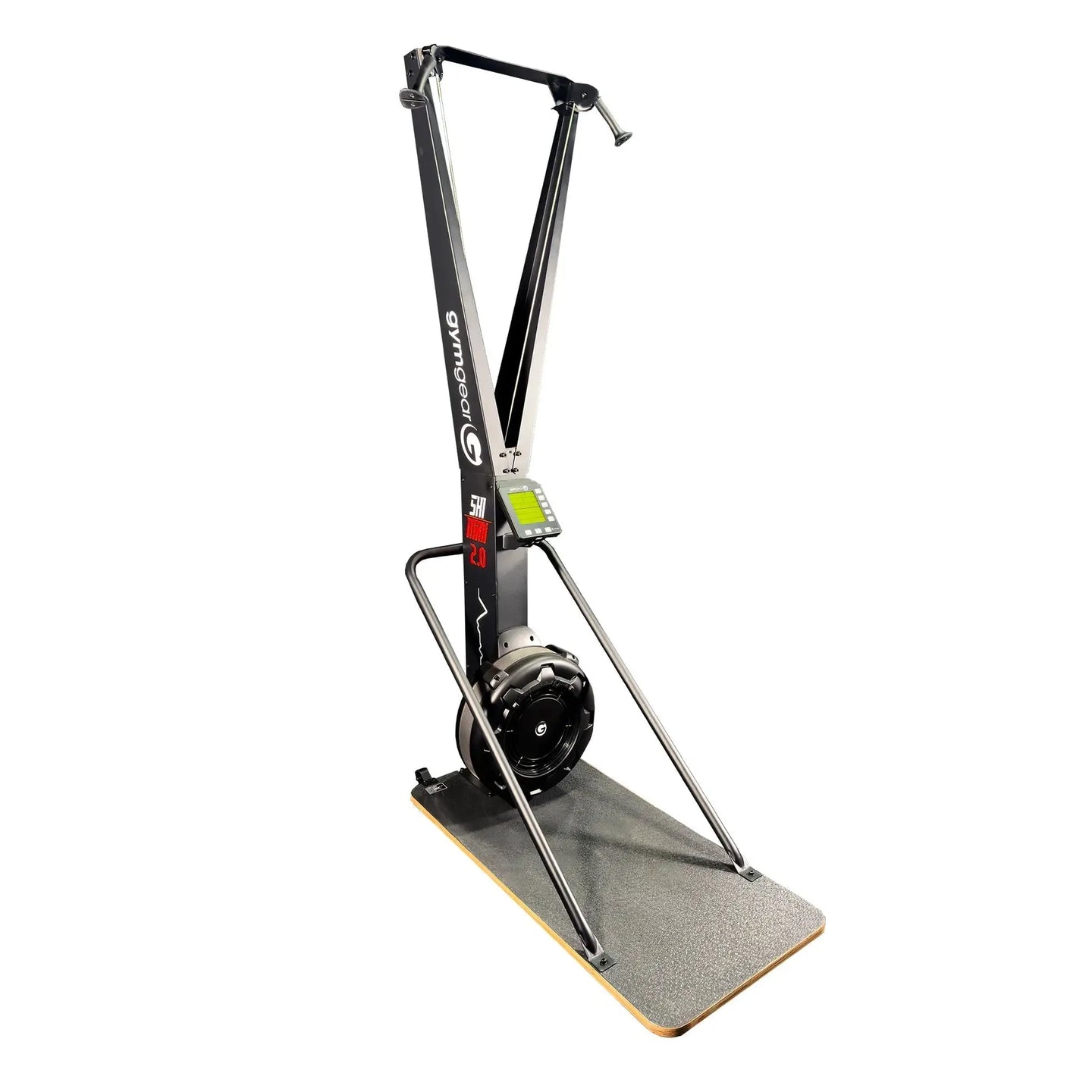 Gym Gear Ski Max 2.0 cardio machine designed for indoor skiing workouts, featuring a compact, sturdy frame and adjustable resistance.