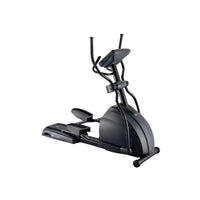 Gym Gear X97 Cross Trainer showing a sleek, modern design with adjustable handlebars and a sturdy frame for home workouts.