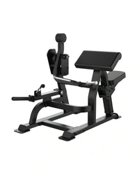 Black gym machine on a white background