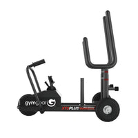 Gym Gear XT3 Plus Sled V2 for strength training, shown with adjustable handles and sturdy frame on gym floor.